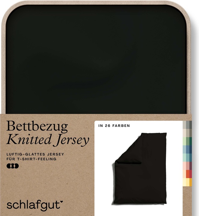 Immagine prodotto schlafgut Knitted Jersey (Copripiumino, 155 x 220 cm)