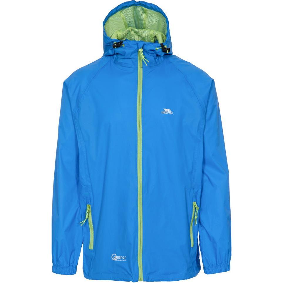 Trespass, Herren, Jacke, QIKPAC Regenjacke JKT TP75 (M), Blau, M