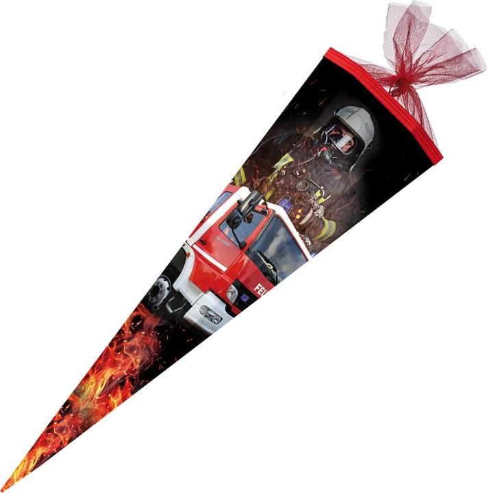 Nestler Schultüte Feuerwehr 85 cm eckig, Tüll (81.50 cm, 1x)