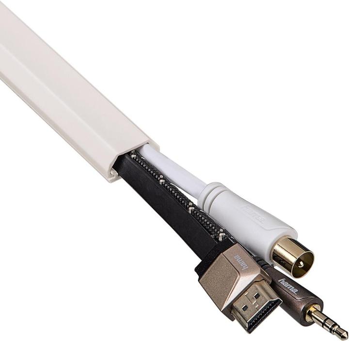 Actual product image Hama PVC cable duct, square (Duct, 100 cm)