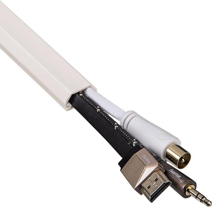 Actual product image Hama PVC cable duct, square (Duct, 100 cm)