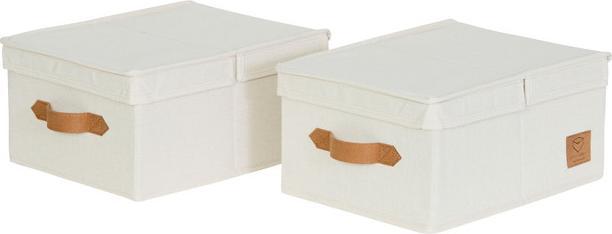 Image du produit Love it Store it Boîte à couvercle rabattable Premium, lot de 2 - Petite (25 x 33 x 16 cm, 13.50 l)