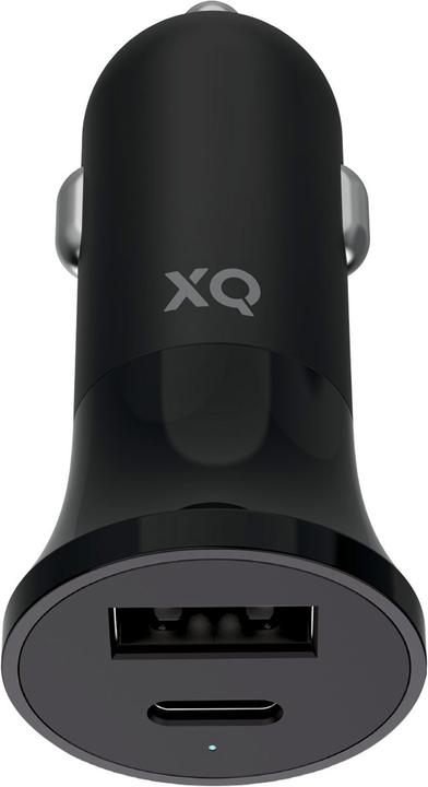 Actual product image Xqisit NP Car Charger PD27W Dual USB-A & USB-C