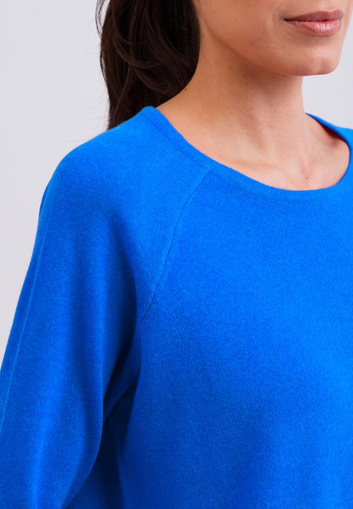 Actual product image Cash-Mere Kaschmir Rundhals Pullover mit Seitenschlitzen (XS)
