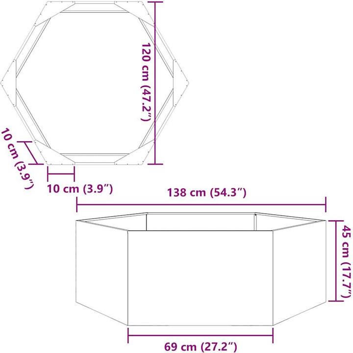 Produktbild vidaXL Pflanzkübel
