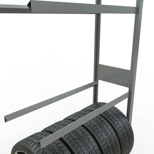 Produktbild Schulte Lagertechnik Räder-Anbauregal MULTIplus151