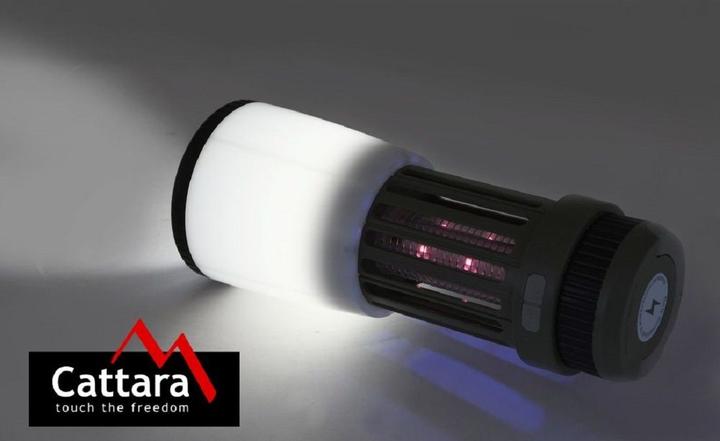 Productafbeelding Cattara PLUM oprolbare oplaadbare zaklamp + insectenvanger