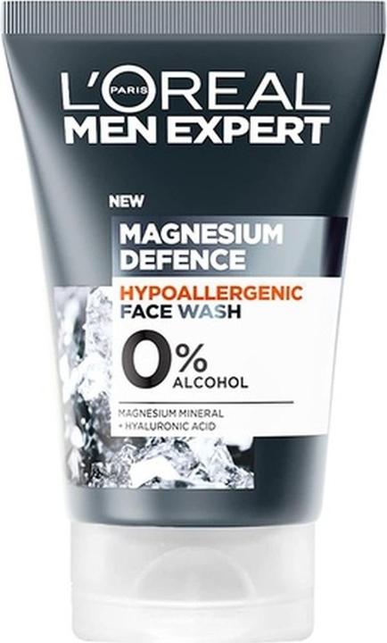 Immagine prodotto L'Oréal Paris L'Oral Paris - Men Expert Magnesium Defense (Face Wash) 100 ml Gel detergente per pelli sensibili (Gel detergente, 100 ml)