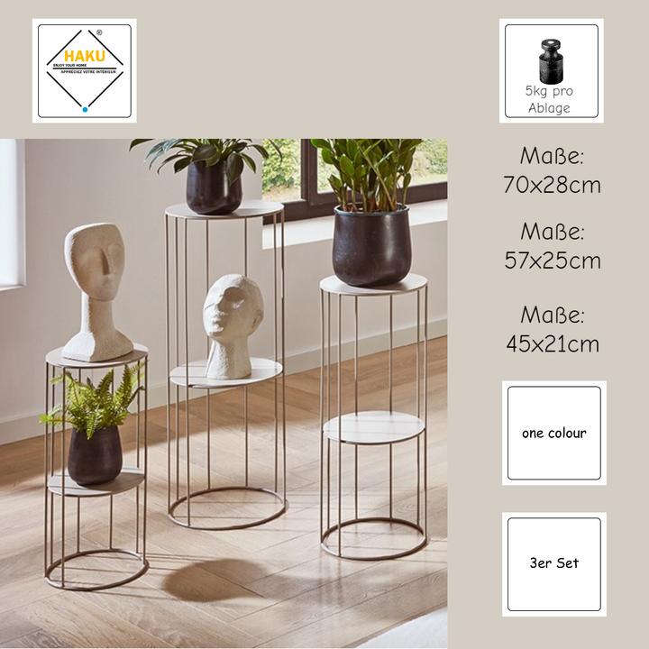 Produktbild HAKU Möbel Blumensäule 3er Set