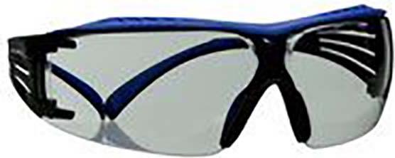 Actual product image 3M SecureFit safety glasses integrated eyebrow protection PC indoor/outdoor tint UV SGAF