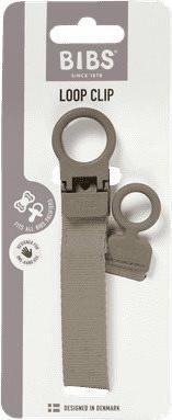 Actual product image Bibs Pacifier Clip Loop Dark Oak