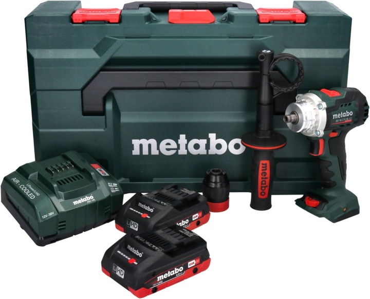 Produktbild Metabo BS 18 LTX BL Q I Akku Bohrschrauber 18 V 130 Nm Brushless + 2x Akku 4,0 Ah + Ladegerät + meta (Akkubetrieb)