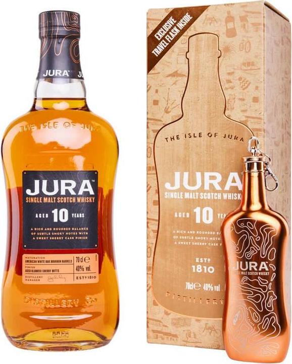 Produktbild Isle of Jura 10 Years Old Single Malt Scotch Whisky (Single Malt, 1 x 70 cl)