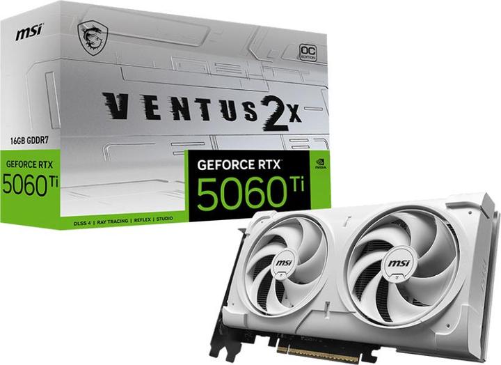 Produktbild MSI GeForce RTX 5060 Ti 16G VENTUS 2X OC WHITE (16 GB)