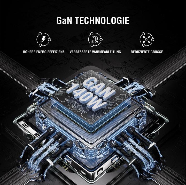 Produktbild 4smarts 4smarts Ladestation Lucid GaN DIY 360W (360 W, 6 Ports)