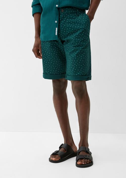 Produktbild s.Oliver Bermuda Slim: Bermuda mit Allover-Print (33)