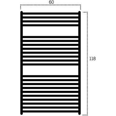 Thumbnail - Sonnenkönig Bagno Uni A4, Heizkörper, Weiss
