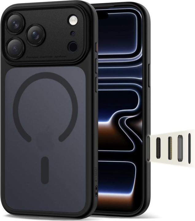 Produktbild Tech-Protect Magpeak Magsafe Cc Iphone 17 Pro Max Mattschwarz (Apple iPhone 17 Pro Max)