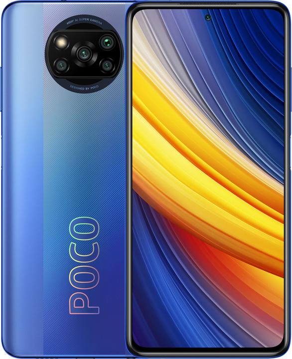 Immagine prodotto Xiaomi Poco X3 Pro (128 GB, Blu Gelo, 6.67", Doppia SIM Ibrida, 4G)