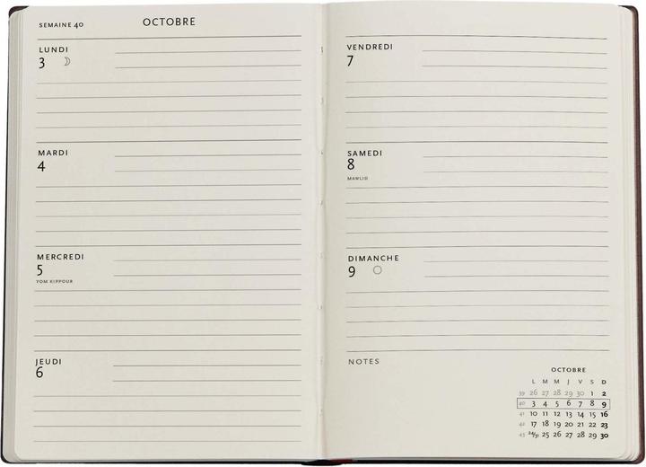 Image du produit Paperblanks PAPERBLAN Agenda Le Verger 2026 DF0889-8 1W/2S HOR Mini HC FR 9.5x14cm (1 semaine / 2 pages)