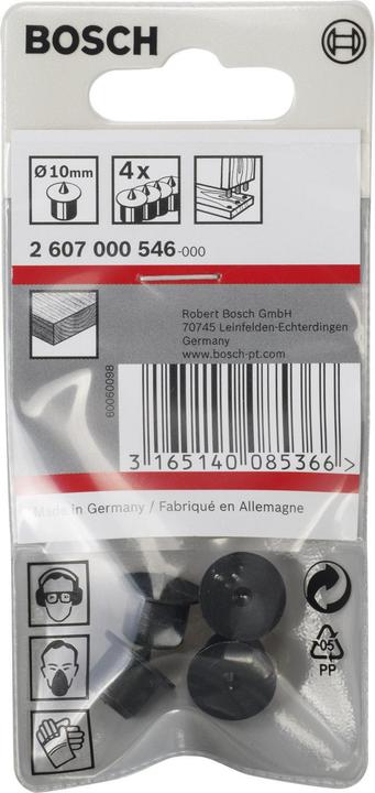 Produktbild Bosch Professional Zubehör 4-tlg. Dübelzentrierstift-Set, 10 mm (4 Stk.)