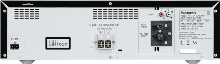Productafbeelding Panasonic SC-AKX710E-K (WiFi, CD Speler, 1x 2000 W)