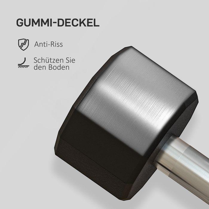 Actual product image Swisshandel24 Kurzhantel-Set 10 kg, rutschfeste Metallhanteln 2er Set (2 x 5 kg)