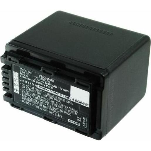 CoreParts Camera Battery for Panasonic (Akku), Kamera Stromversorgung, Schwarz