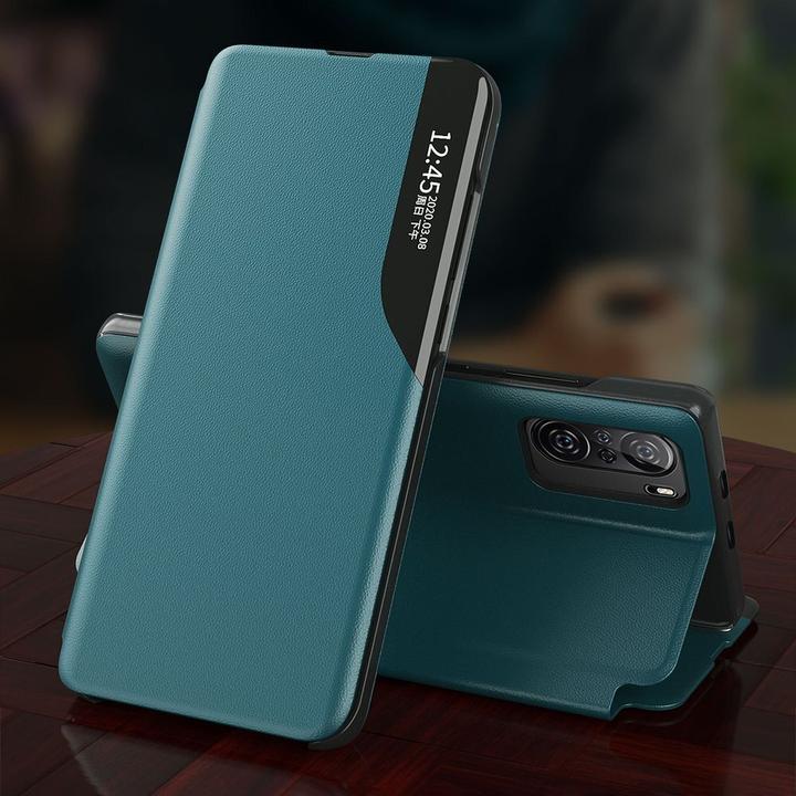 Image du produit Hurtel Eco Leather View Case Elegant Flip Cover Case with Stand Function Xiaomi Redmi K40 Pro + / K40 Pro / (Xiaomi Redmi K40 Pro, Xiaomi Redmi K40 Pro+)