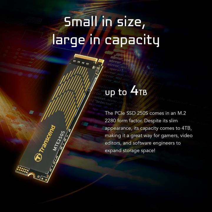 Produktbild Transcend MTE250S (2000 GB, M.2 2280)