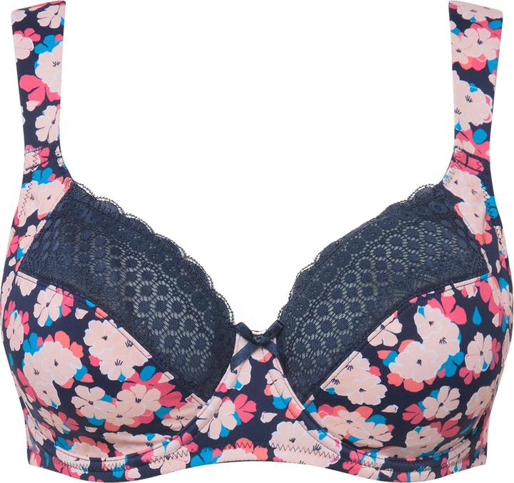 Actual product image Ulla Popken Flower Underwire Bra (110 D)