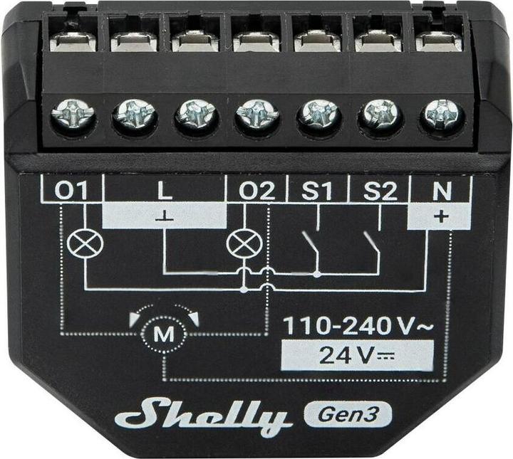 Produktbild Shelly 2PM Gen3 x2 (Schaltaktor)