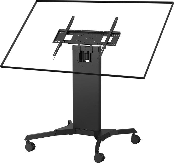 Produktbild Vision Motorised Height Adjustable Display Trolley - LIFETIME WARRANTY - Heavy duty - Fits displays (130 kg, 47" - 90")