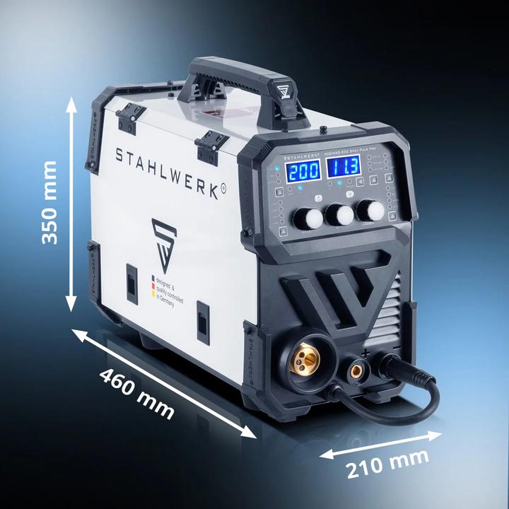 Image du produit Stahlwerk Poste à souder MIG MAG 200 Spot Puls Pro Appareil combiné avec fonction spot