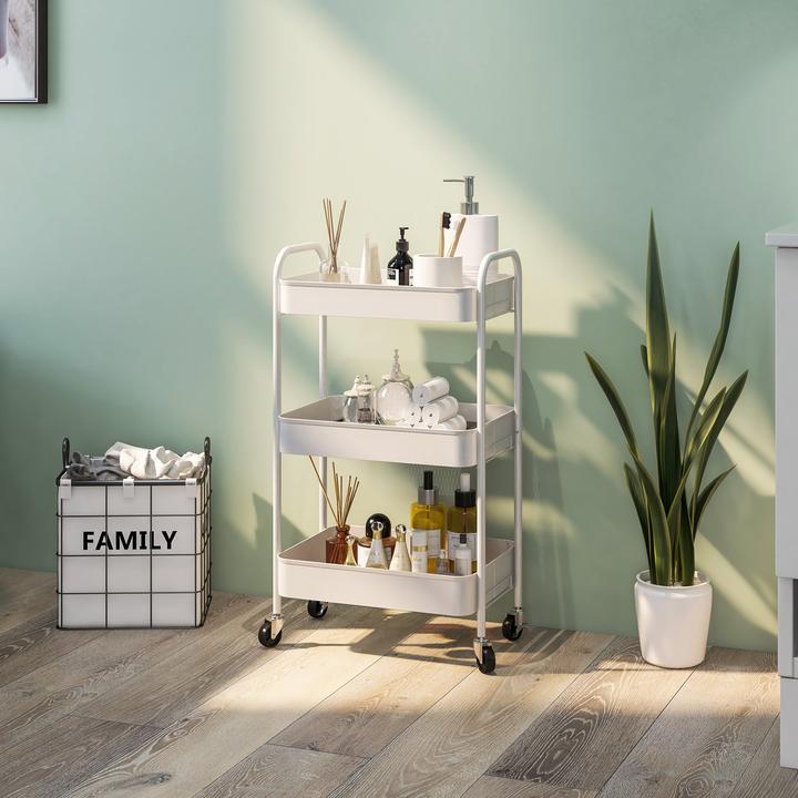 Image du produit Homcom Küchenrollwagen