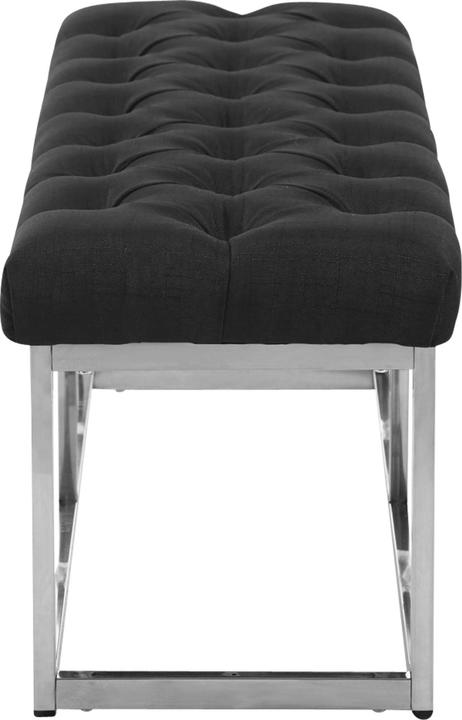 Actual product image Swisshandel24 Bench Amun fabric E120, dark grey (120 cm)