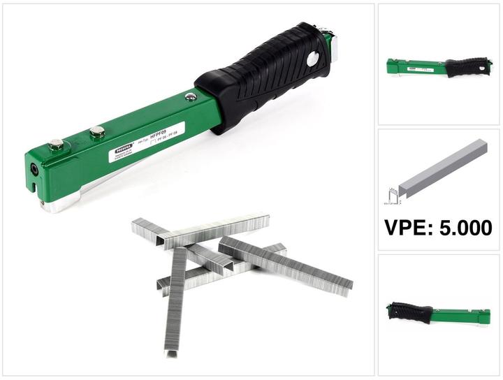 Actual product image Prebena HFPF09 Stapling hammer for staples type PF from 6 - 9 mm + PF09CNK staples type P