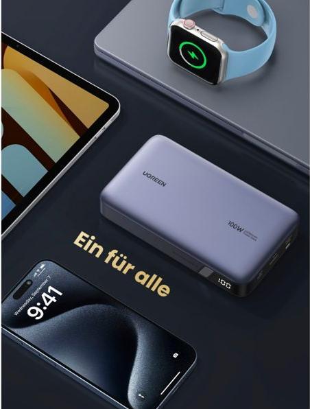 Productafbeelding Ugreen Powerbank (20000 mAh, 100 W, 72 Wh)