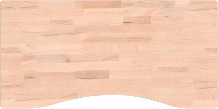 Actual product image vidaXL Schreibtischplatte 80x(36-40)x4 cm Massivholz (40 x 80 cm)