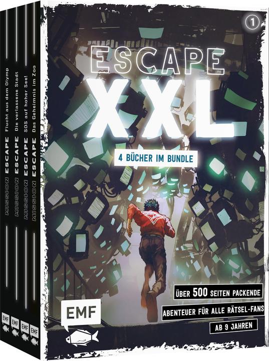 Image du produit Escape XXL Bd01 (4 Bücher im Bundle) (Allemand, Annika Klapper, Beate Huth, Fabien Fernandez, Hédi Benyounes, Laurence Baldetti, Lylian, Miceal Beausang-O'Griafa, Nina Goldt, Yohan Colombié-Vivès, 2023)
