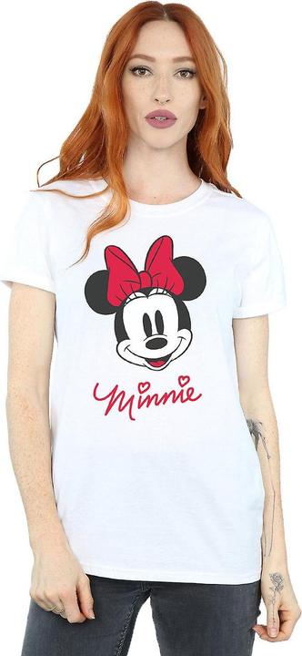 Produktbild Disney Minnie Mouse Gesicht Baumwolle Boyfriend TShirt (S)