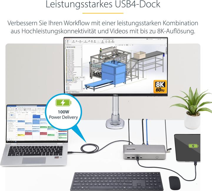 Actual product image StarTech Usb4 Docking Station Dual 4k