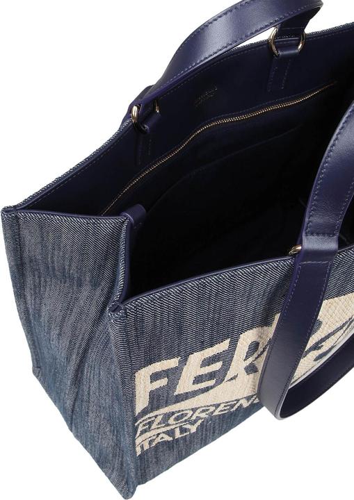 Immagine prodotto Salvatore Ferragamo Ferragamo tote bag (m) in denim with logo