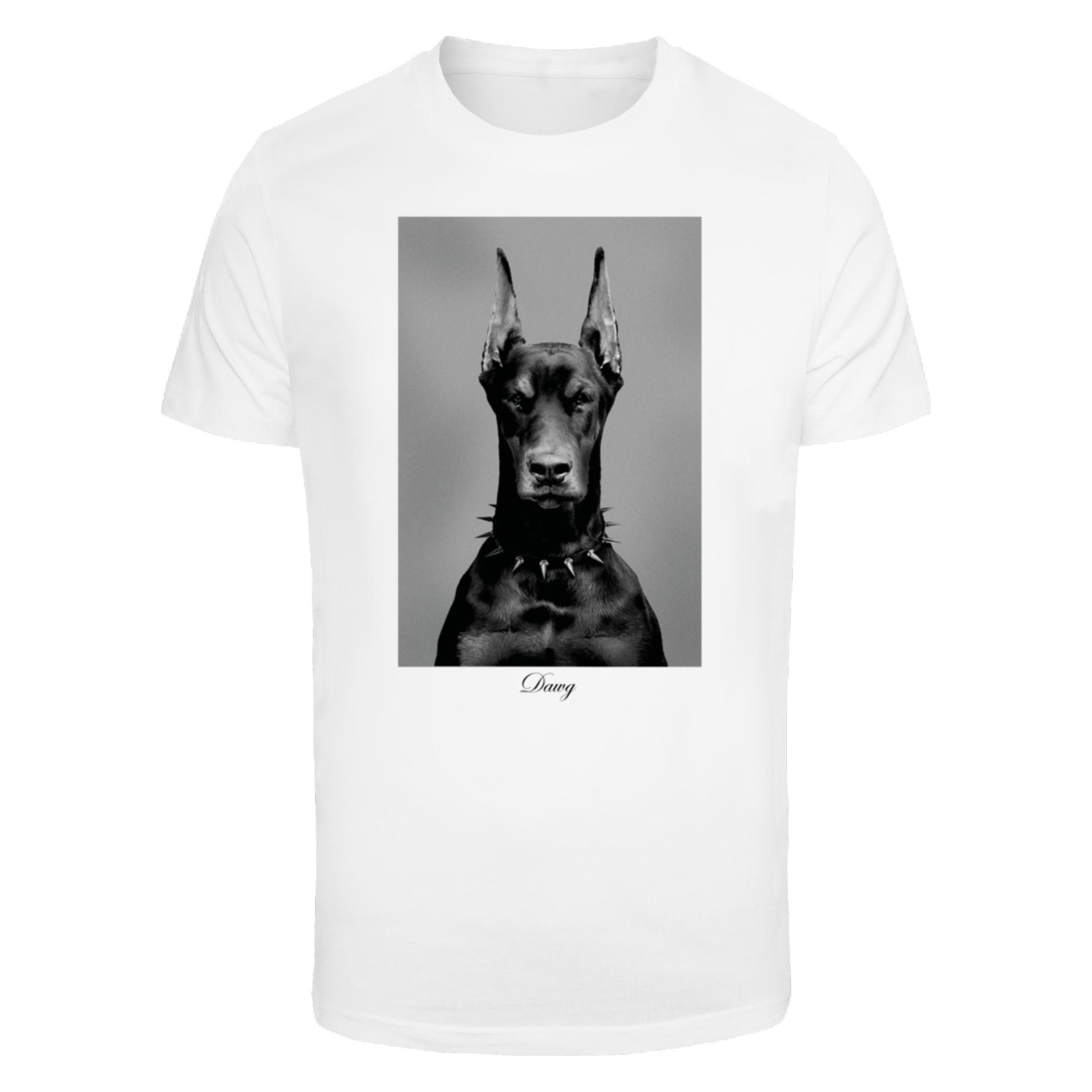 Mister Tee, Herren, Shirts, Dawg Tee, Weiss, (L)