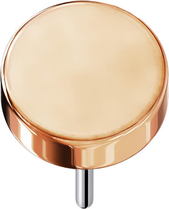 Produktbild Star Piercing Threadless Scheibe rosegold (ohne Messing, Titan)