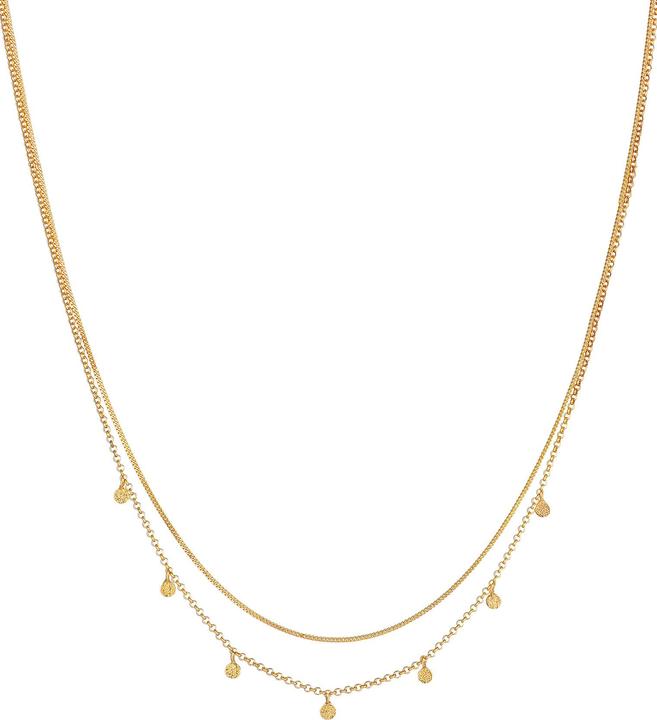 Immagine prodotto Elli Layer-Look mit Plättchen (Argento, 42 cm)