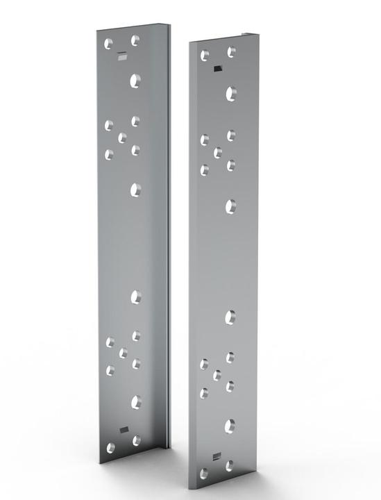 Image du produit Schroff Profilés d'angle pour joint CEM (acier inoxydable) - ECKPROFIL 4HE 2STK