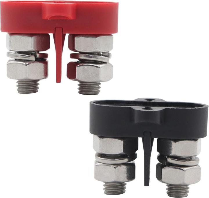 Produktbild Offgridtec Dual Terminal Stud / 2-fach Schraubanschluss mit entfernbarer Isolationsplatte 2 x M10 (3/8")