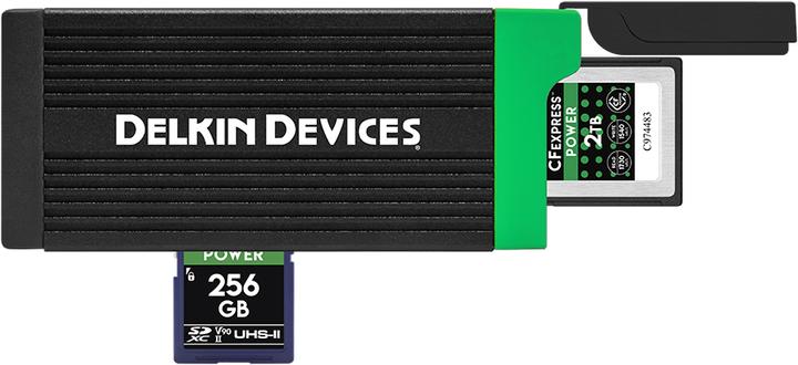 Produktbild Delkin USB 3.2 CFexpress Type B & SD UHS-II Reader (USB 3.2, USB 3.1)