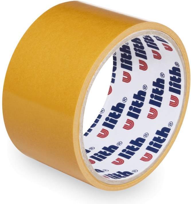 Immagine prodotto Ulith Nastro biadesivo 468/E Lunghezza 5 m Larghezza 50 mm beige Spessore totale 0,08 mm (50 mm)